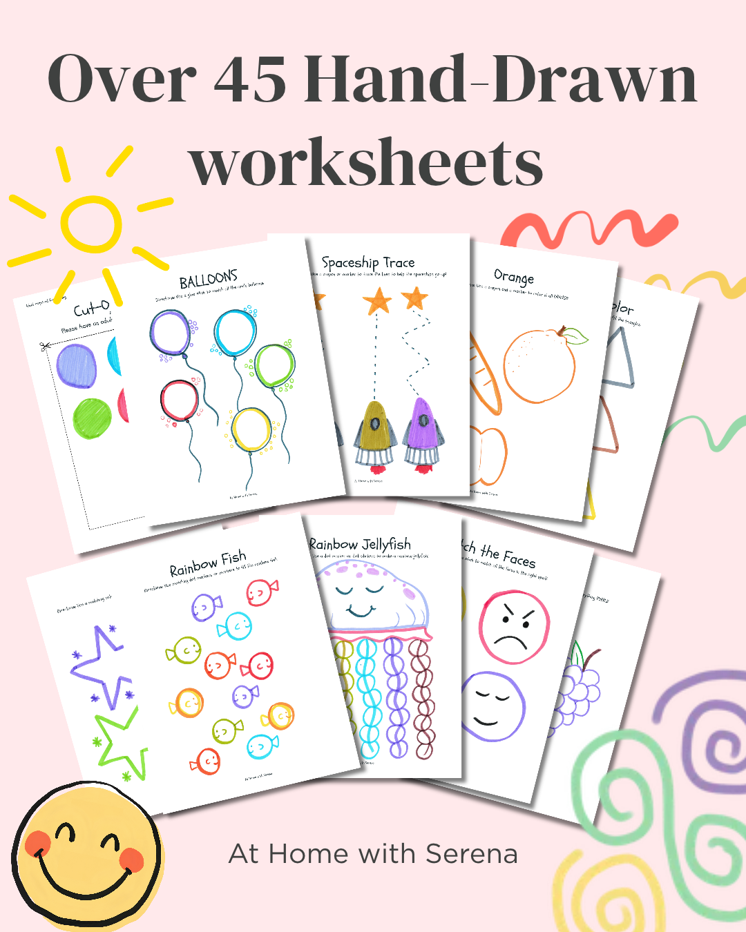 Shapes & Colors | Basic Toddler Worksheet Pack