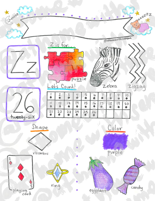 Half Alphabet Circle Time Boards - Digital (A-M)(N-Z)