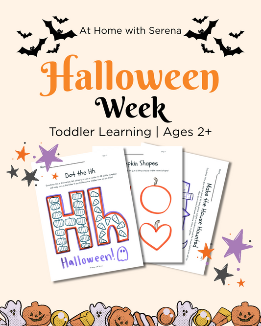 Halloween Week | Toddler Lesson Plan, Worksheets & Circle Time Board