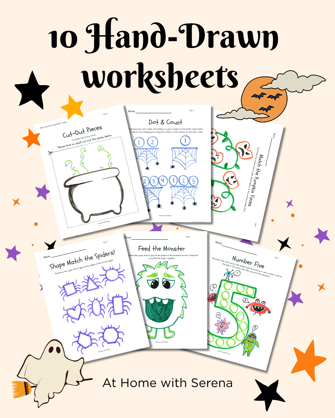 Halloween Week | Toddler Lesson Plan, Worksheets & Circle Time Board