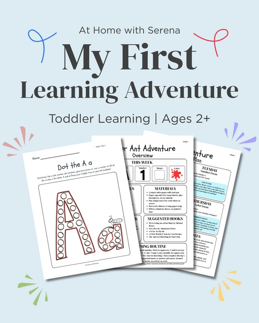 26 Week Toddler Curriculum | A–Z Lesson Plans & Worksheets